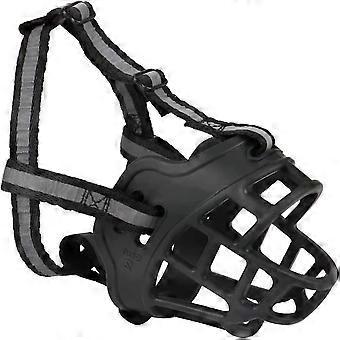 Soft Silicone Muzzle For Dogs, Anti Bark And Bite Proof Muzzle With Breathable Mesh And Heavy Duty Nylon Headband For Small, Medium And Large Dogs (7.