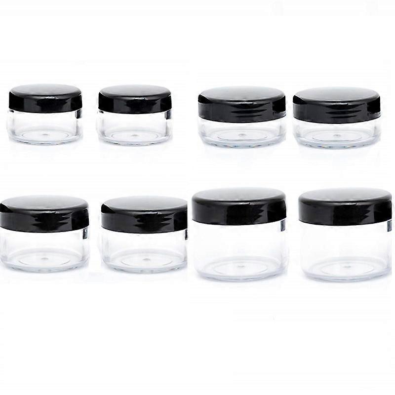 20pcs Sample Containers with Screw Lids,4 Size 5/10/15/20 Gram Empty Cosmetic Jars