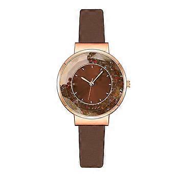 Dames mode horloges klokken horloges lederen casual jurken pols kristal jewe