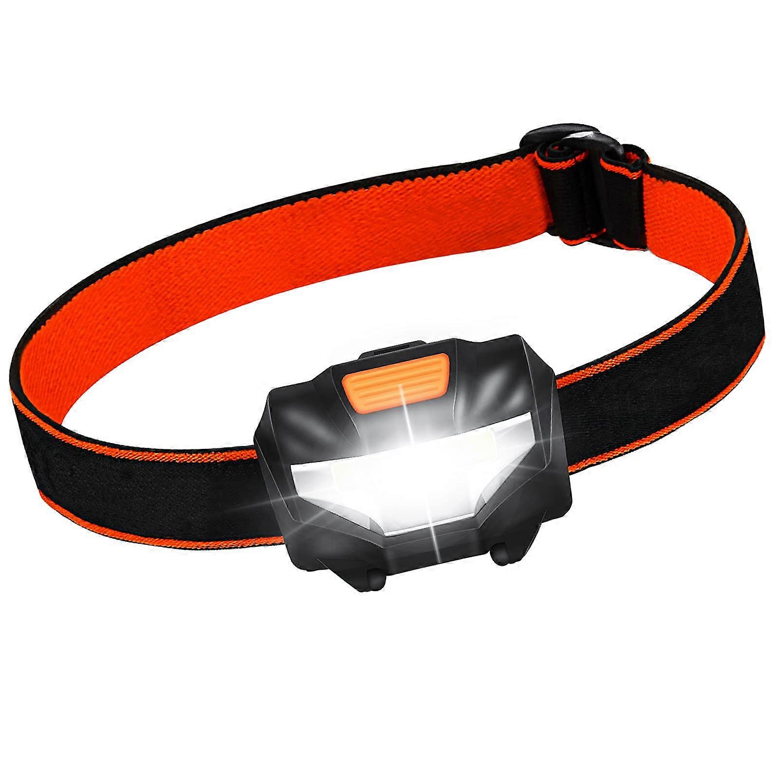 LED Head Torch, LED Headlamp with 3 Lighting Modes, Super Bright 140 Lumens, Battery Powered Waterproof Lightweight