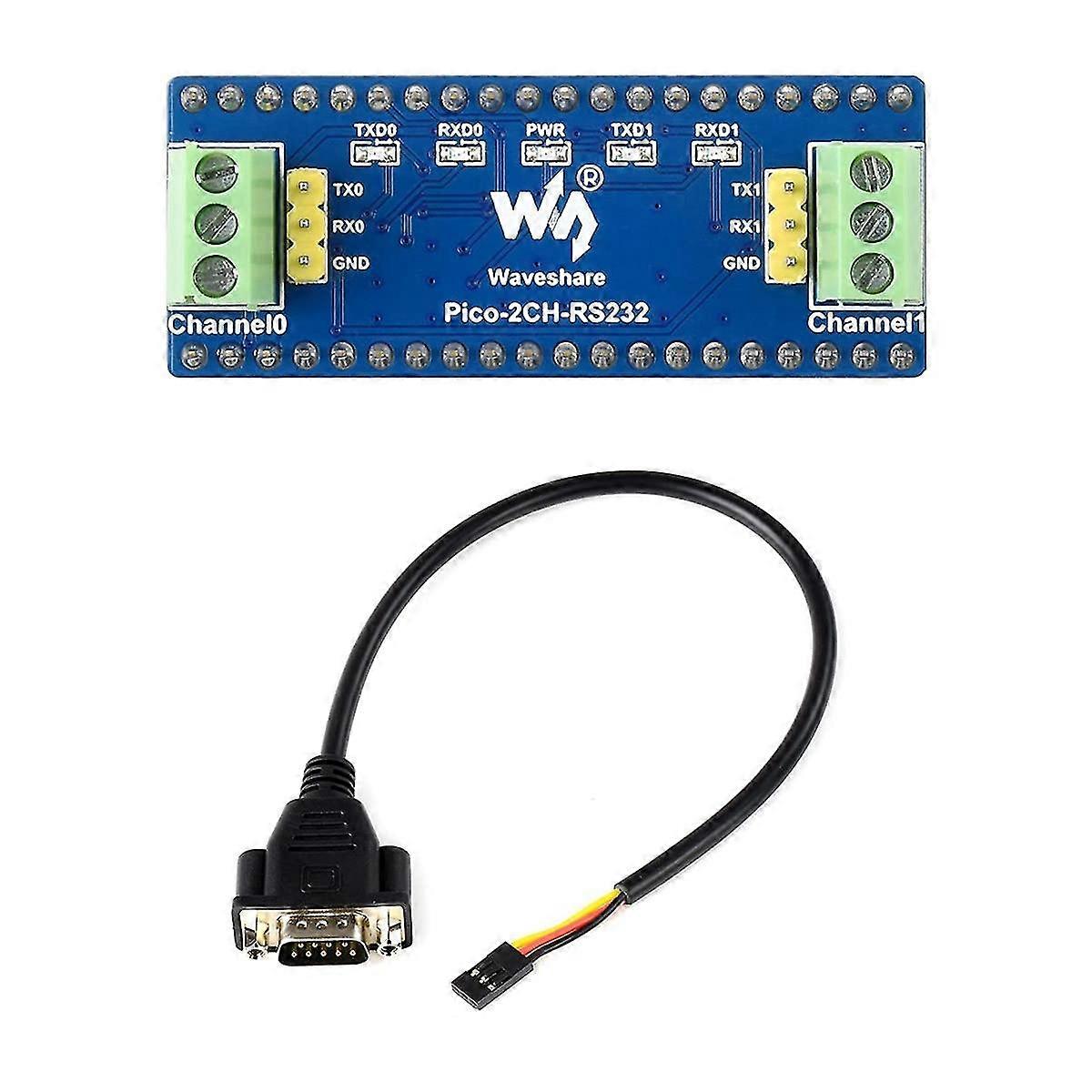 2 csatornás Rs232 modul Pico Sp3232een adó-vevőhöz Uart Rs232-hez