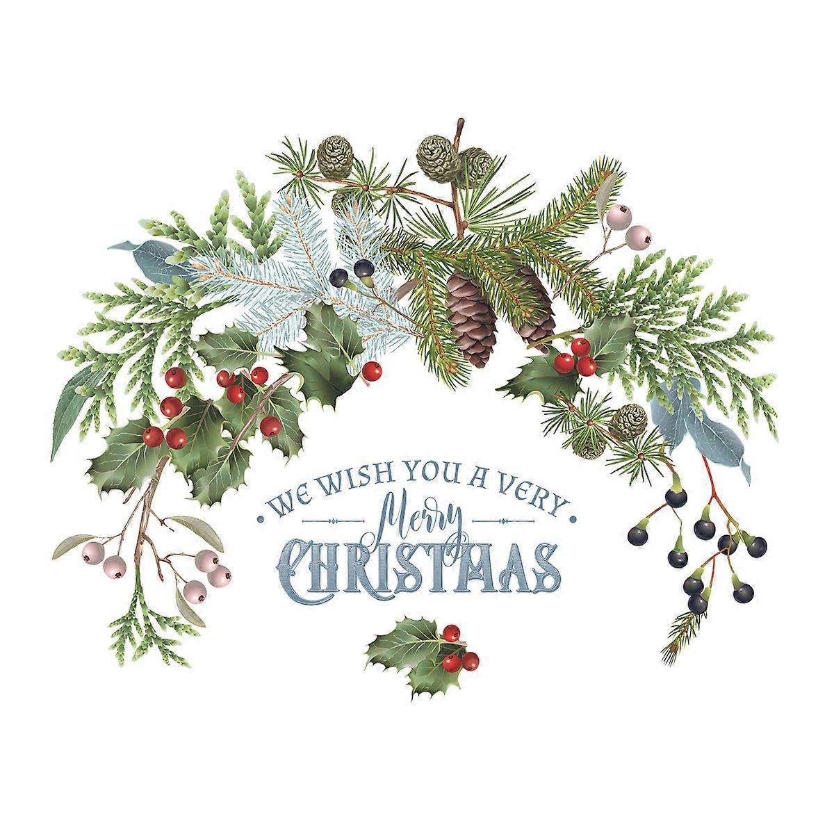 1 set Christmas Stickers Wall Decals