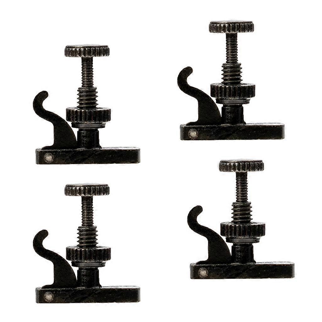 4 Pcs Violin Fine Tuners Violin String Adjusters Replacement for 4/4 3/4 Violin