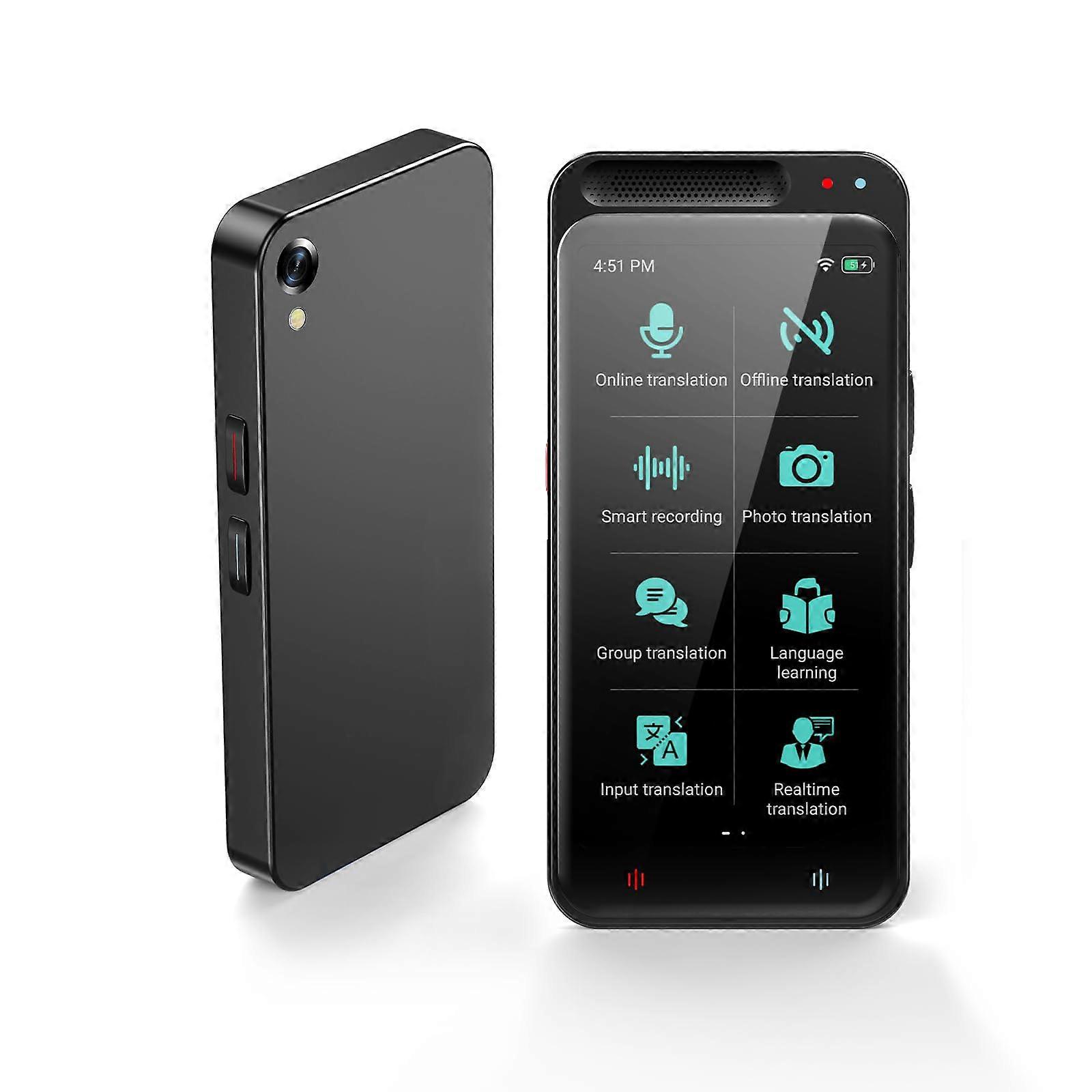 Portable Language Translator for 138 Languages,Language Translator Device For Work And Study Fast