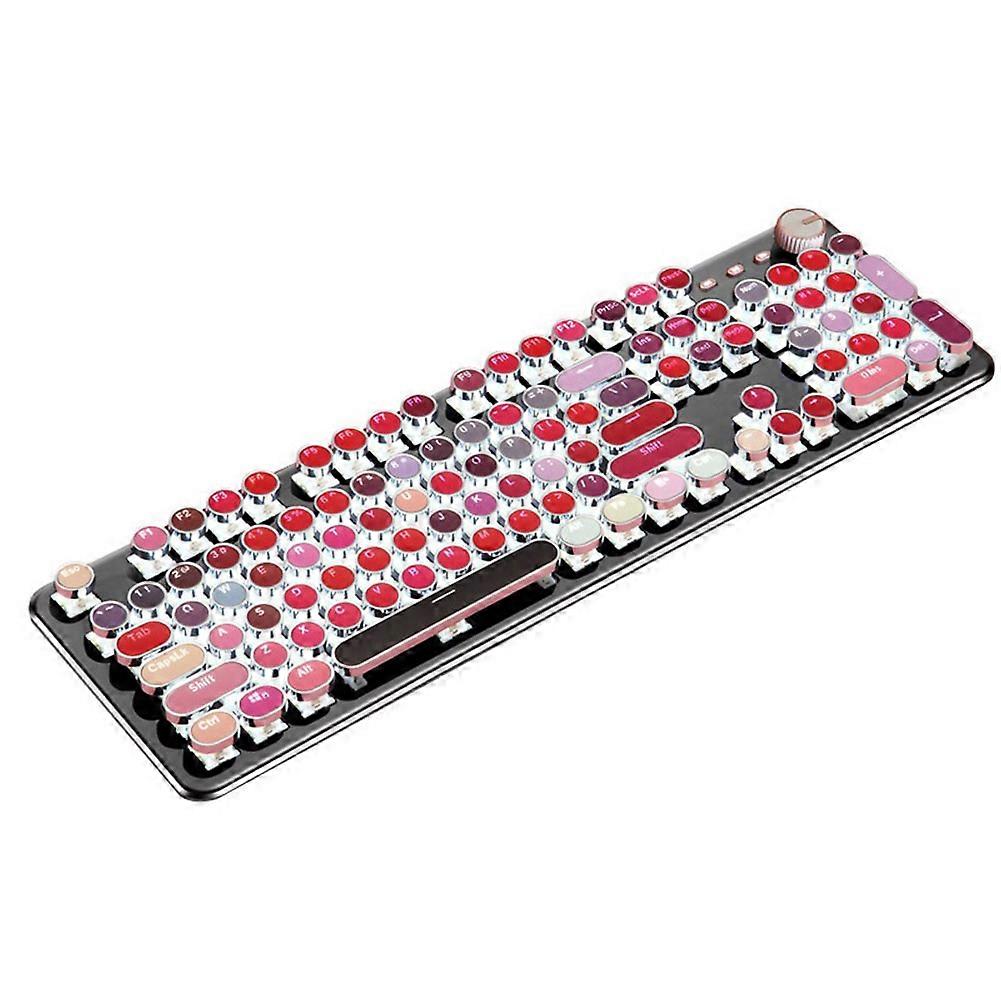 Vintage Punk Style Keyboard 104 Keys Mechanical Gaming PC Accessories for Computer Laptop