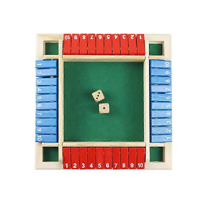 Board Game Box Dice Game Shut The Box Wooden Board Dice Game Bar Party Family Parent Child Interactive Game Gift