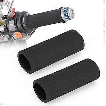 Capa de alça de motocicleta deslizante em espuma antivibração macia conforto guiador capa de alça peças de bicicleta alças tampa do motor suprimentos 2 PCS