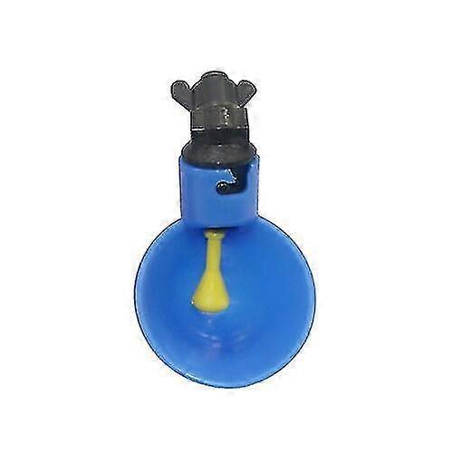 5 Pcs Chicken Drinking Cup Automatic Drinker Chicken Feeder, Blue Colo