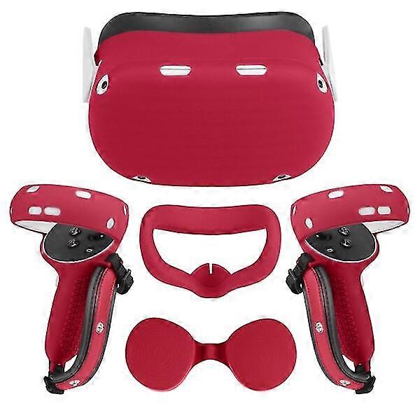 VR Protective Cover Set för Oculus Quest 2 VR Touch Controller Shell Case