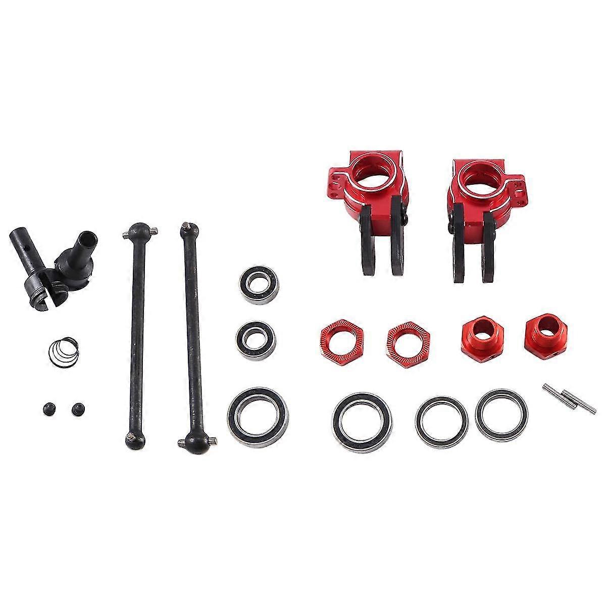 Metal Rc Car Accessories Steering Knuckle + Cvd + Combiner For Arrma 1/8 6s 1/7 Limitless F1 Infrac