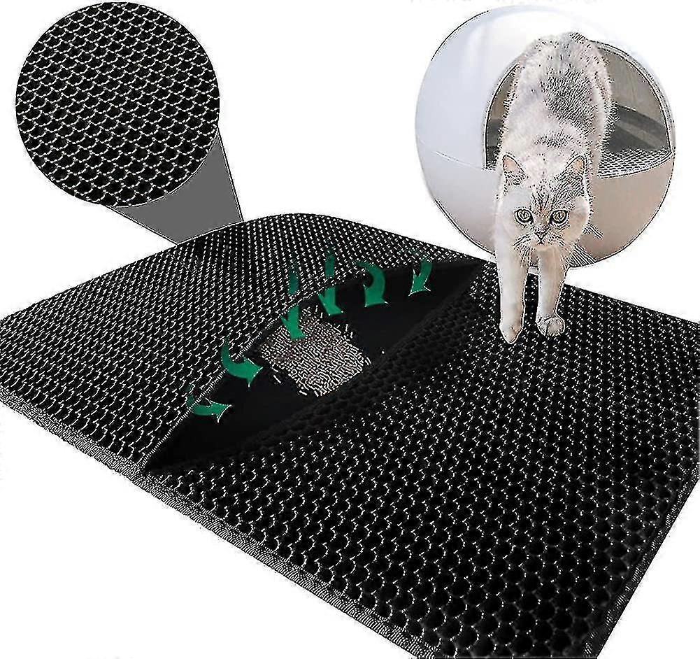 Cat Litter Mat, Double Layer Honeycomb Material Cat Litter Mat, Non-slip