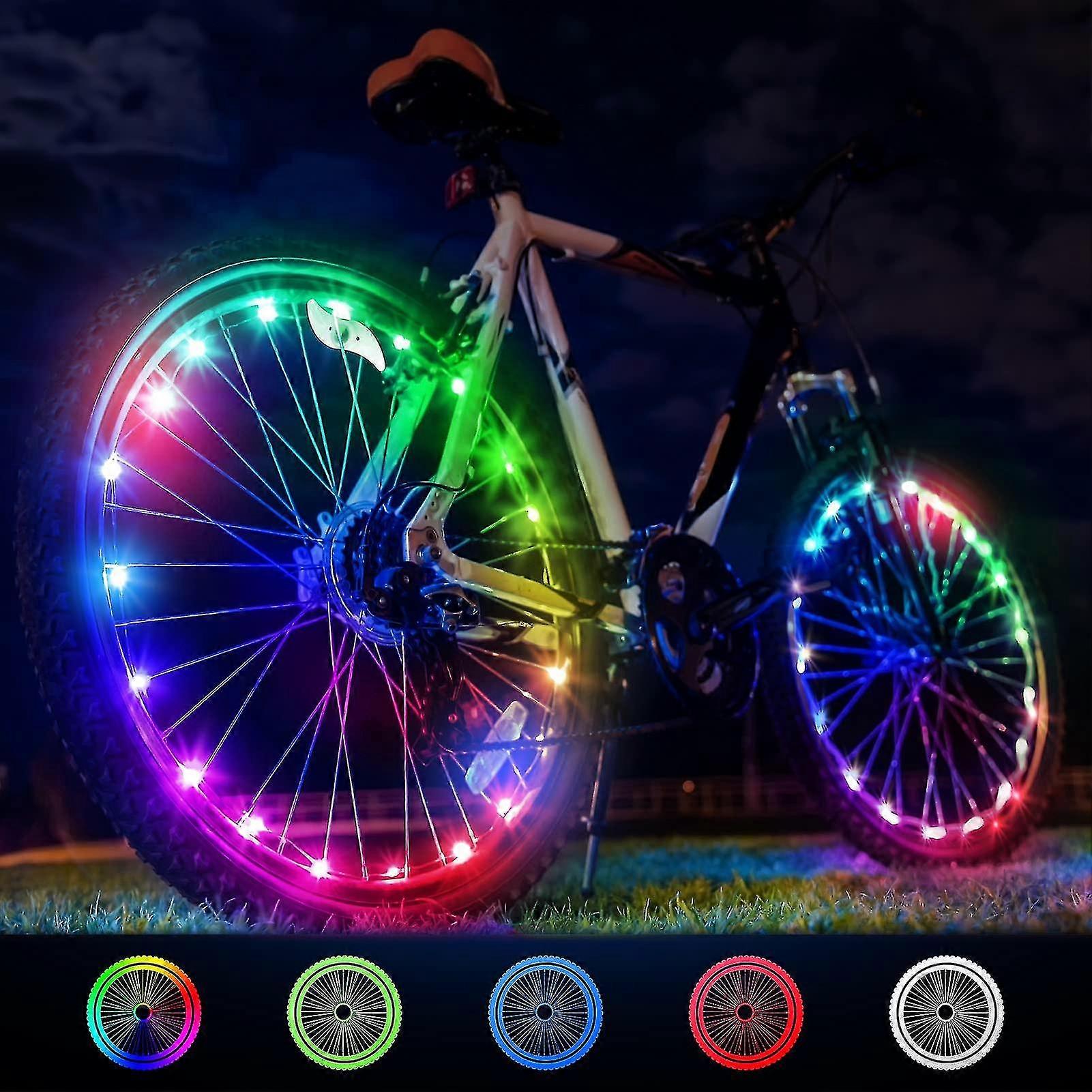 Bicycle Wheel Lights-bicycle Led Lights, Bicycle Led String Lights(2 Pieces)