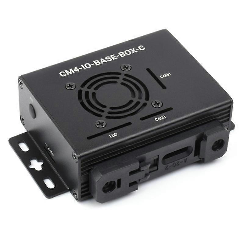 CM4-IO-BASE Box,CM4-IO-BASE-BOX-C +USB HDMI-compatible Adapter For Raspberry Pi