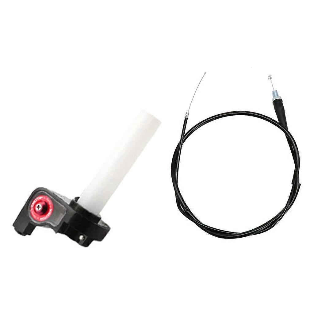 High Strength Throttle Grip Set Throttle Grip with Visual Oil Level & Wires