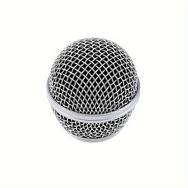 1pc Shure SM58 Microphone Head with Metal Mesh Cover and Inner Foam - Replacement Accessory for Enhanced Sound Quality