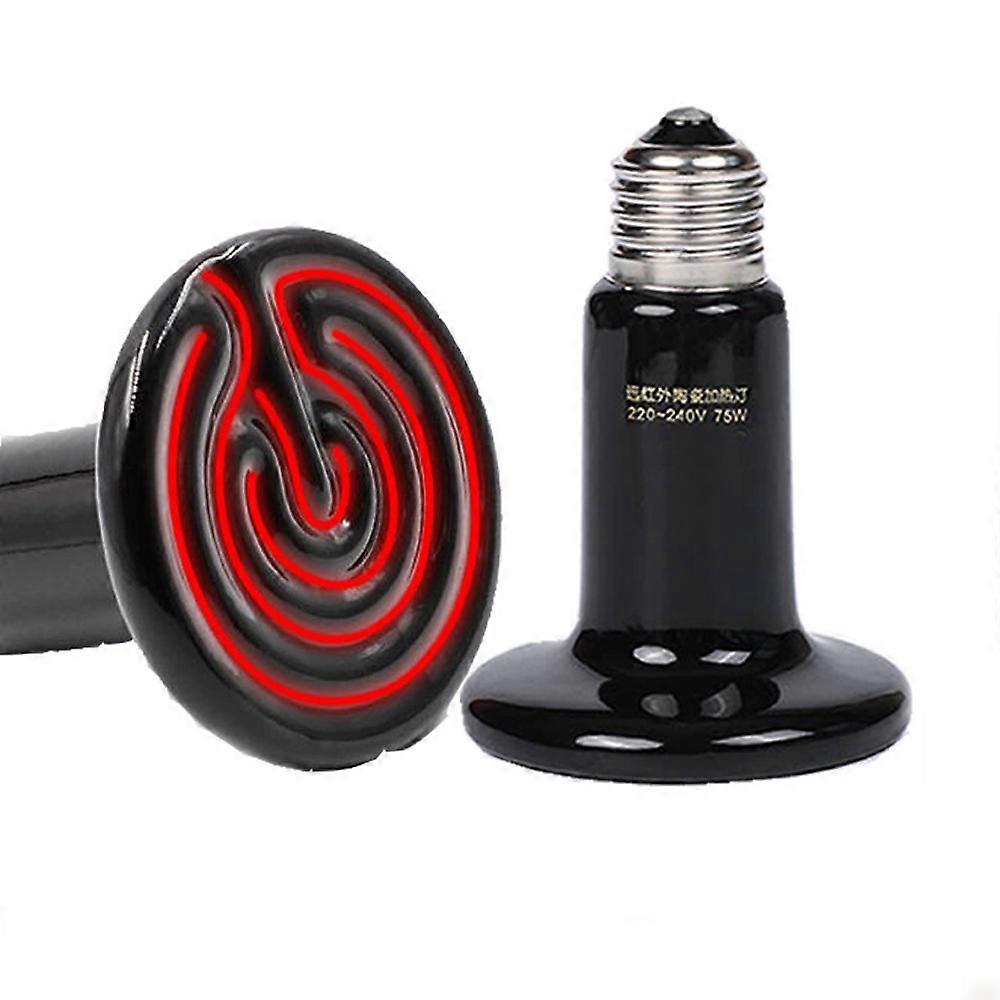 Pet Heating Lamp Ceramic 220V Reptile Turtle Brooder Bulb Heat Emitter Light Bulb