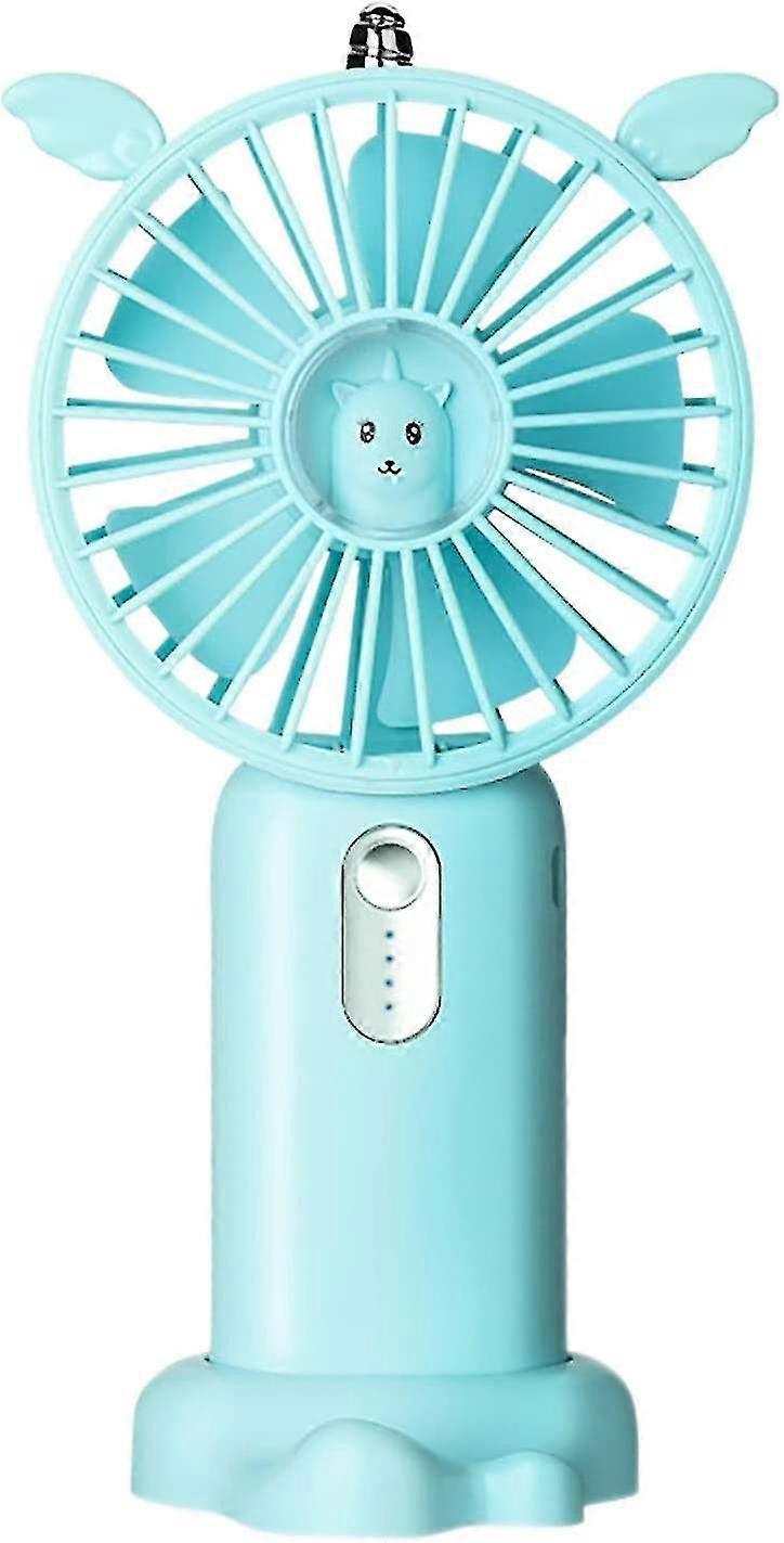 Portable Handheld Fan, 3000 Mah Usb Rechargeable Personal Cooling Fan, Mini Handheld Fan With 3 Speed Levels For Outdoor Use (5-e-0)