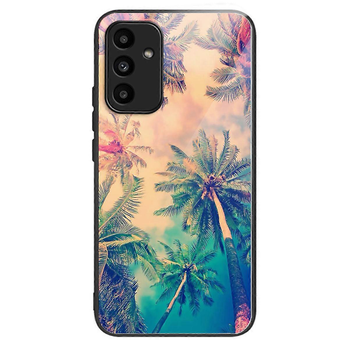 For Samsung Galaxy A15 4G/5G Tempered Glass Case Drop-proof Protection Pattern Print