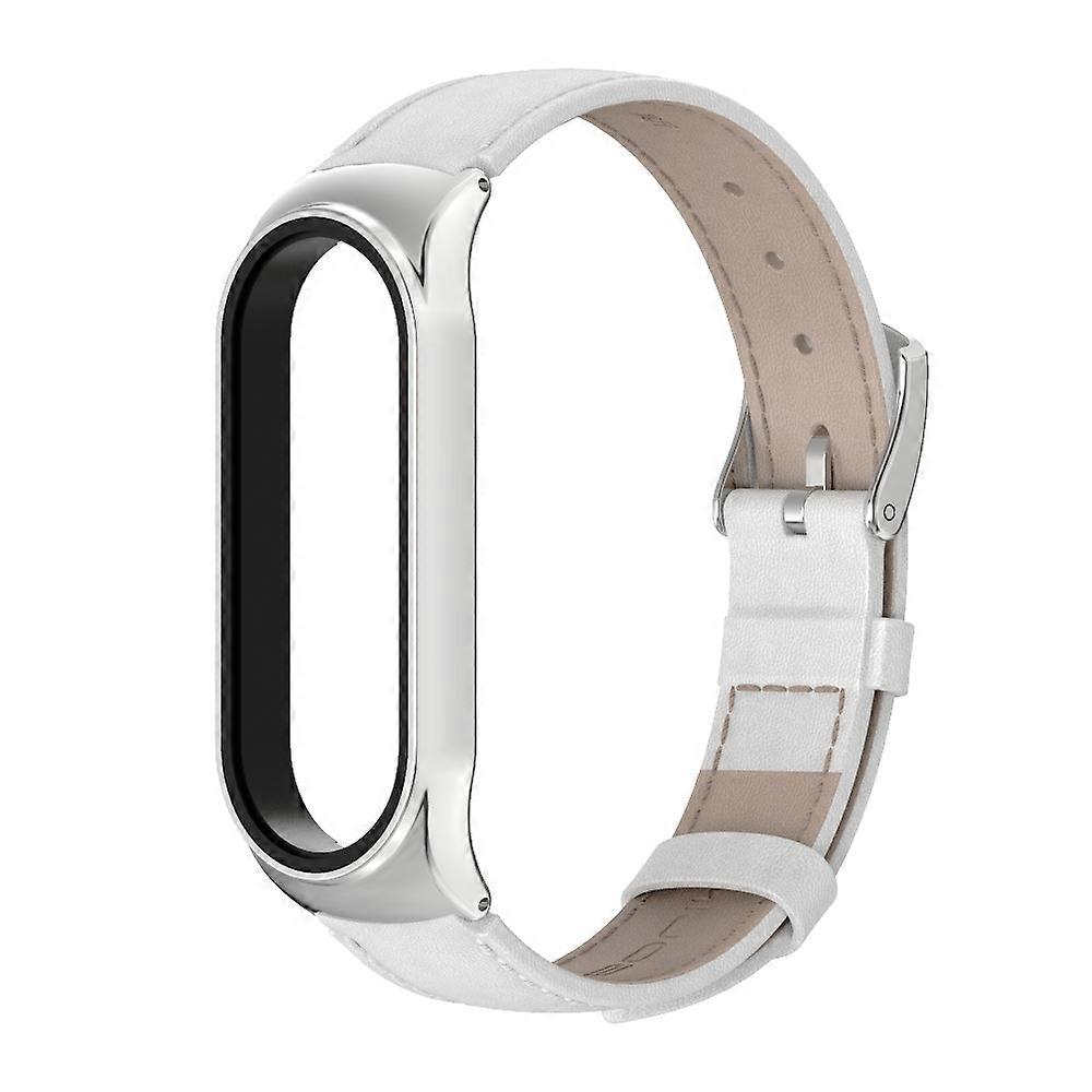 For Xiaomi Mi Band 6 / 5 / 4 / 3 Cowhide Watchband
