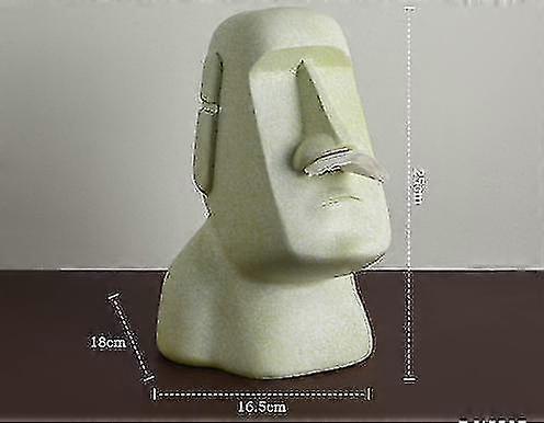 مواي الأنسجة مربع جزيرة الفصح بولدر تمثال شخصية حجر النحت المنزل حامل المناديل منديل مربع ورقة منشفة حامل