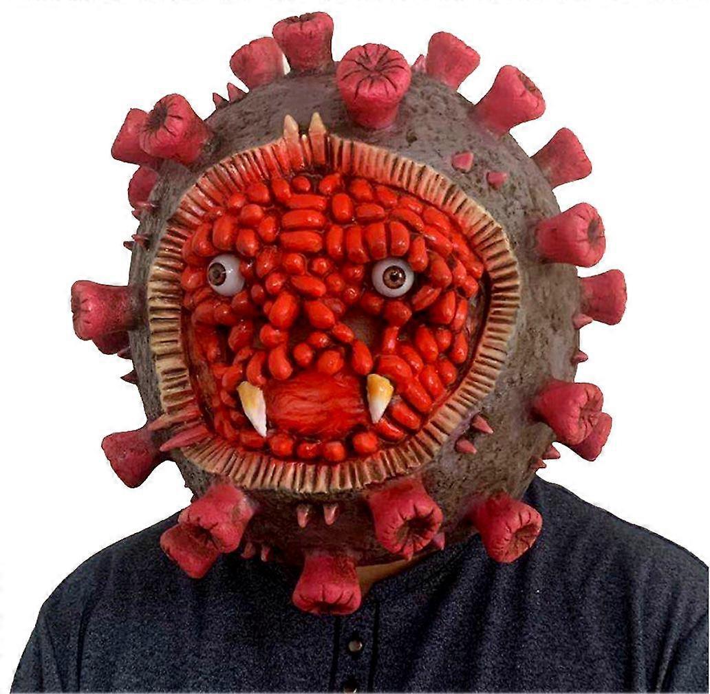 Virus Mask Halloween Latex Teaching Cosplay Props Mask