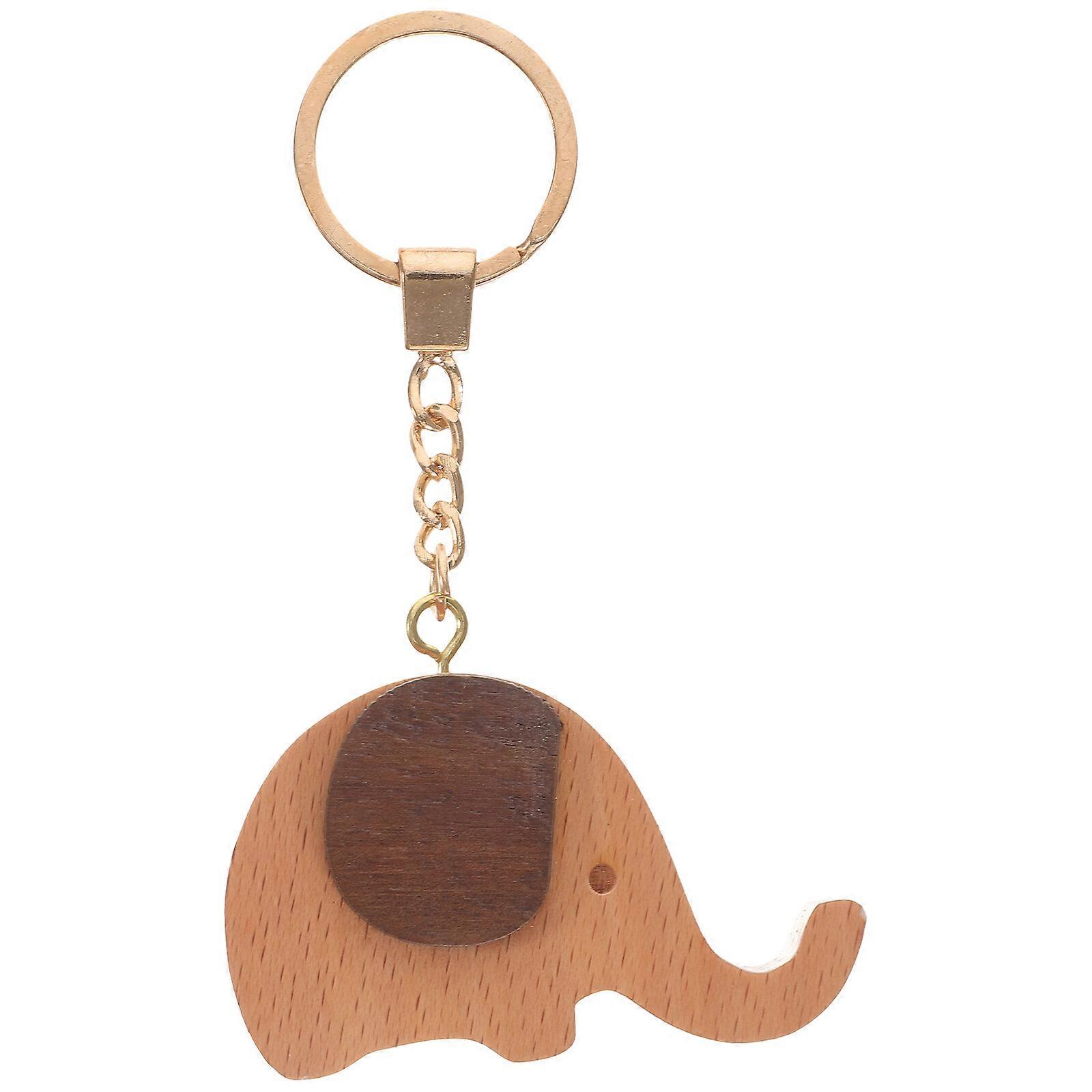 1pc Creative Key Chain Pendant Elephant Shape Key Chain Pendant Pretty Key Chain