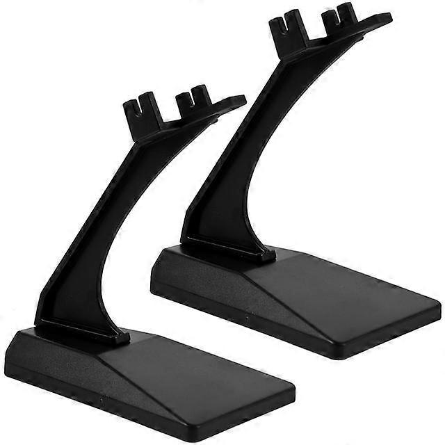 2 Pcs Bracket Table Top Display Stand Desk Aircraft Model Storage Airplane Toy Decor Plastic Holder