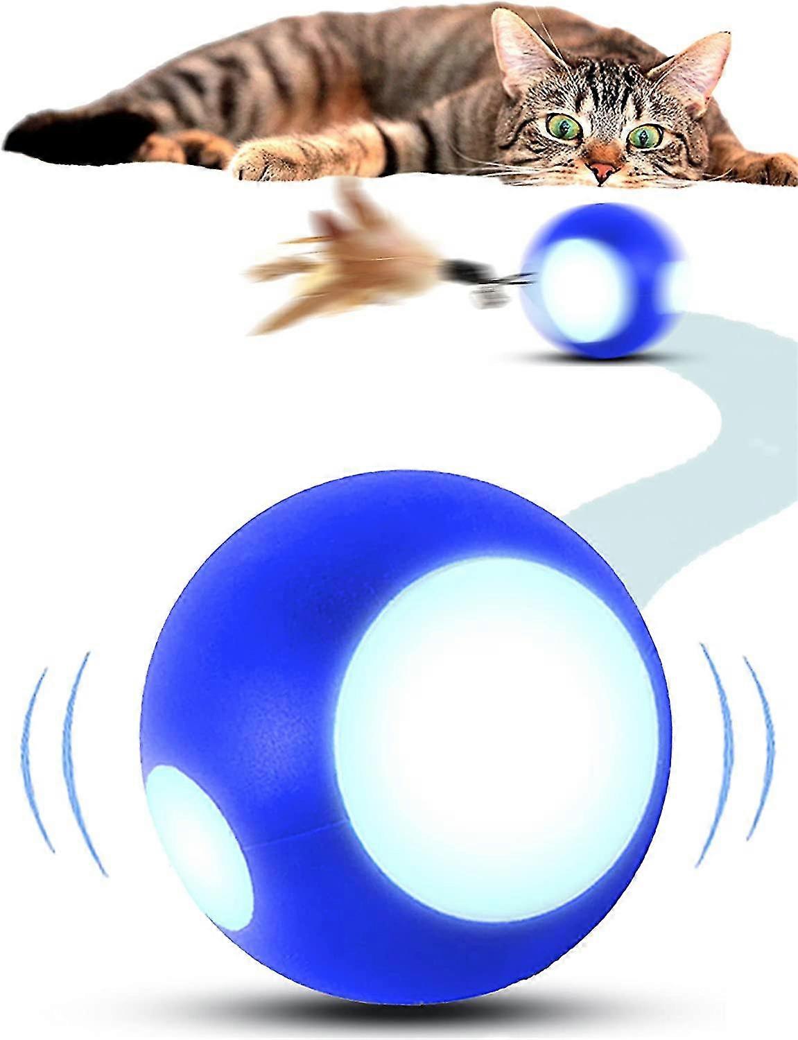 Interactive Cat Toys Ball Automatic Moving Cat Toys Ball Interactive Rolling Dog