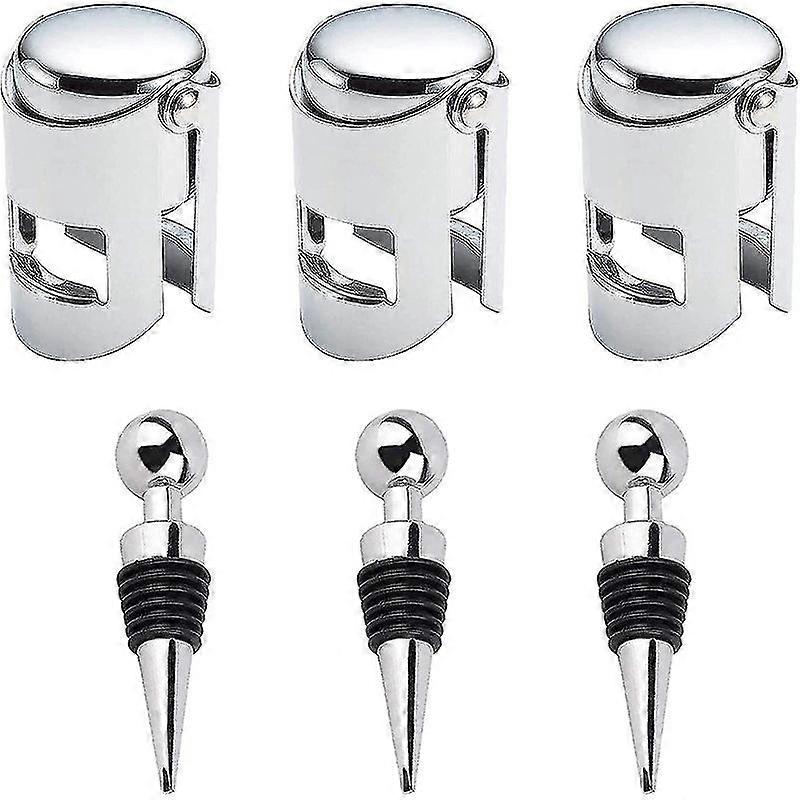 3 vinpropper og 3 champagnepropper Yalo