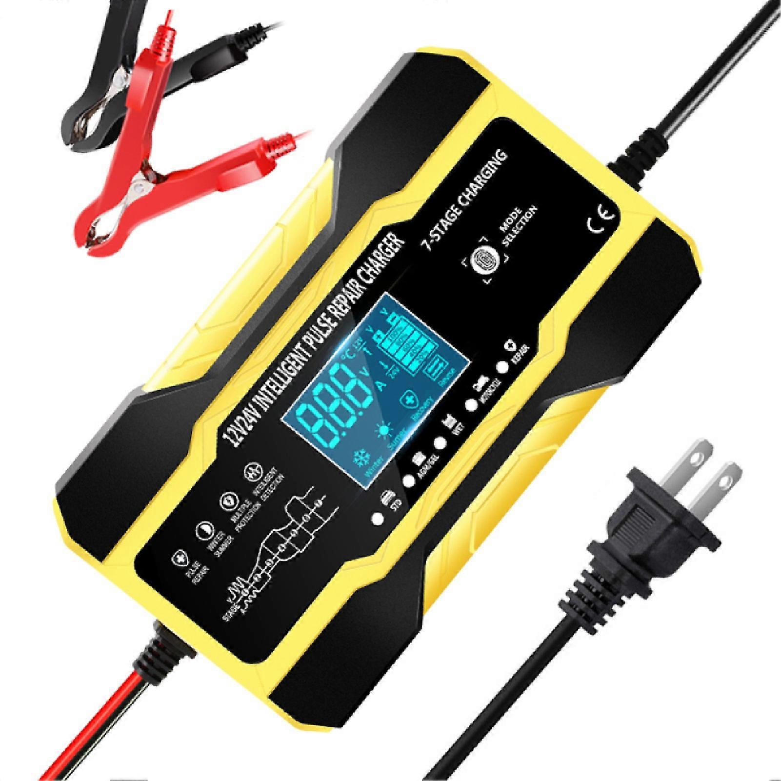 Battery Charger Energy-saving Multiple Protection Easy to Use 180W LCD Display Automatic Battery Charger for Automobile