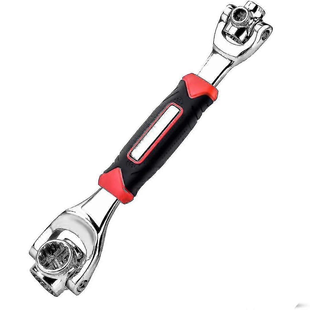 Multi-function Socket Wrench, 52 Tools In 1 Universal Multi-tool Socket Wrench 1pc-red