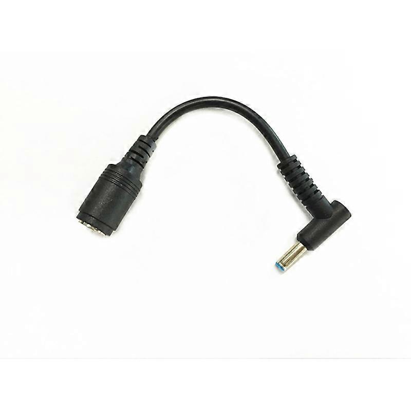 Women's Black/Light Dc Power Charger Converter Adapter Cable 7.4Mm To 4.5Mm Male Compatible Hp Dell A