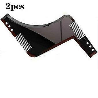 Beard Stencil | Shaving Aid | Beard Styling Tool | Shaving Template With Instructions: Symmetrical Beard And Contour Or Beard Line | Shave | Template 