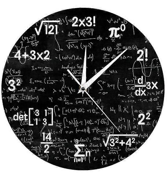 Mathematical Equation Modern Minimalist Decorative Wall Clock