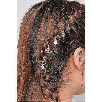 Lot De 5 Pinces à Cheveux Fantaisie - Alliage - Style Etoile, Bergamote, Feuille