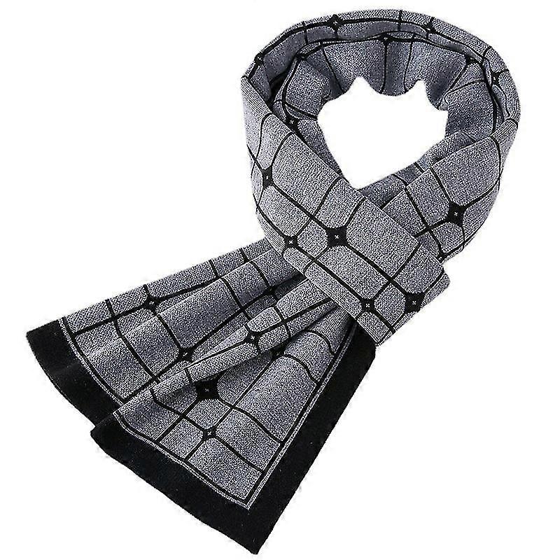 Vinterull Mäns Mode Sticka Halsduk