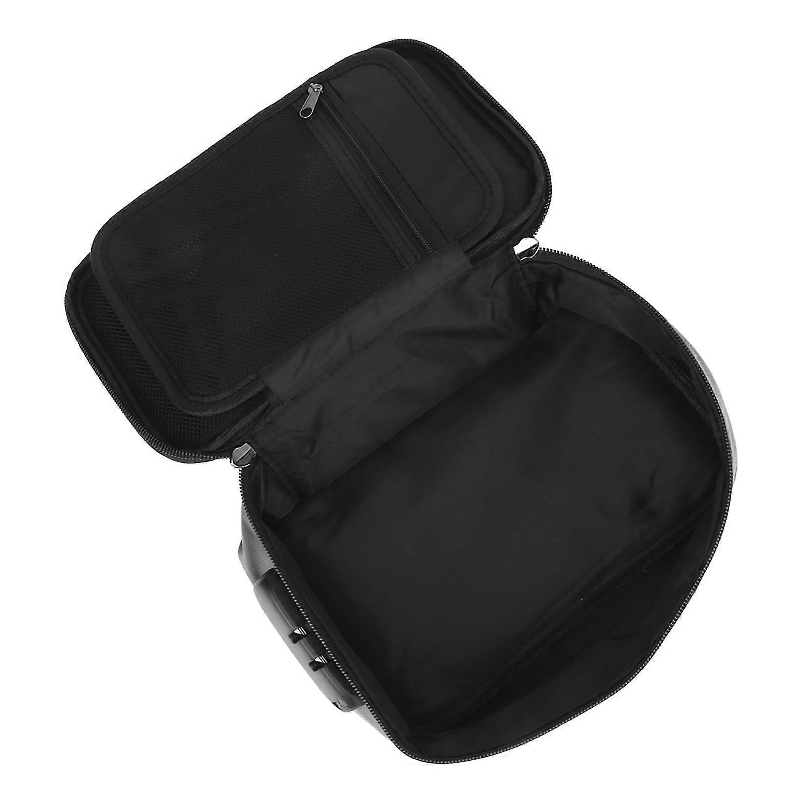 Fireproof Document Box Waterproof Safe Portable Fireproof File Box with Lock Zipper for Home 