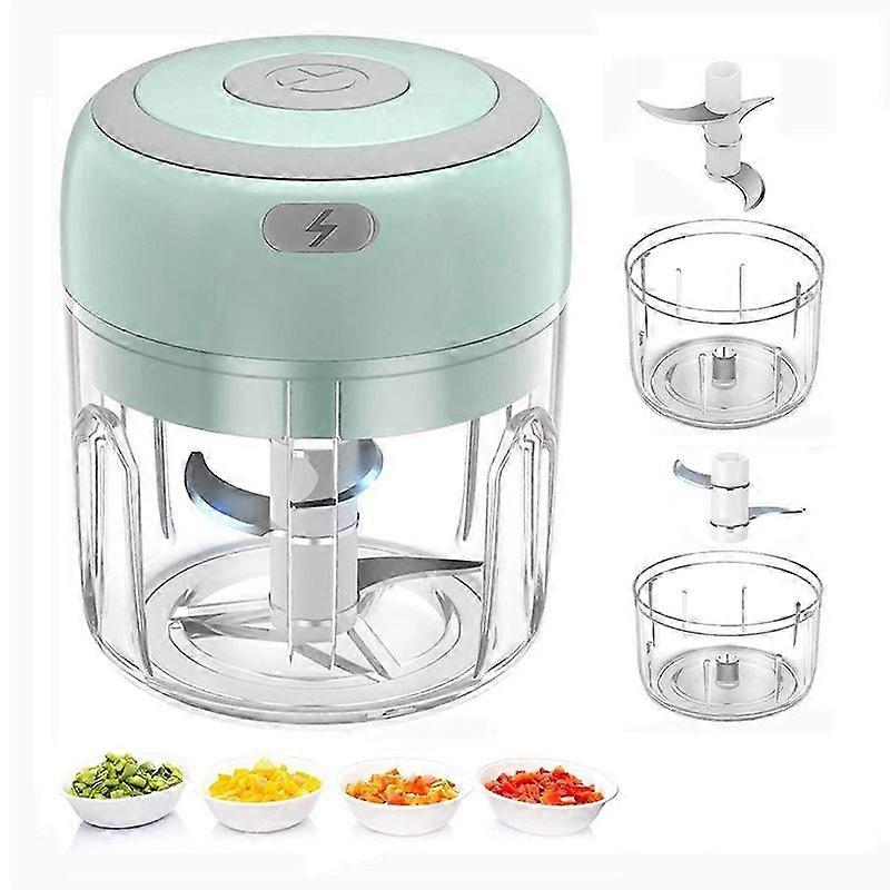 Electric Mini Food Chopper Rechargeable Small Food Processor Agitator B