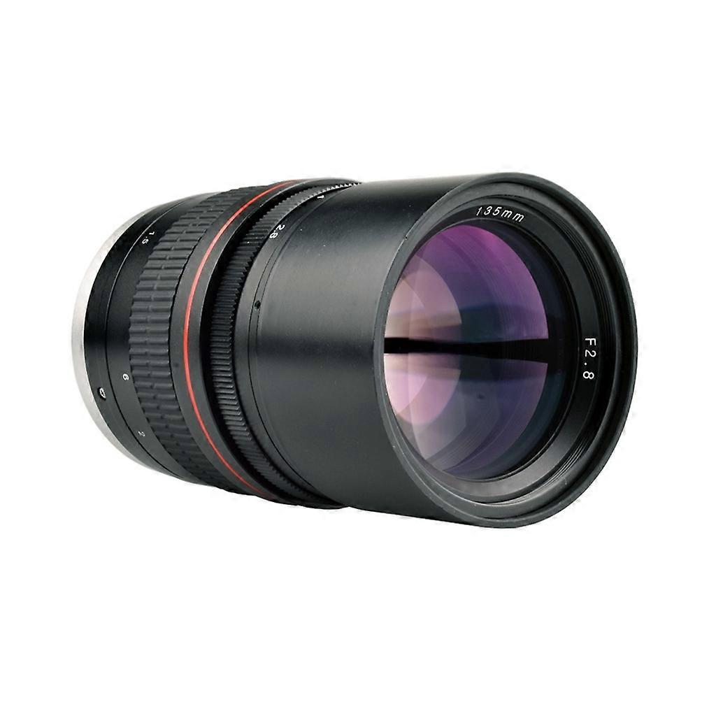 135mm F2.8 Manual Zoom Telephoto Lens Camera Lens Compact for 6D 6DII 7DII 77D