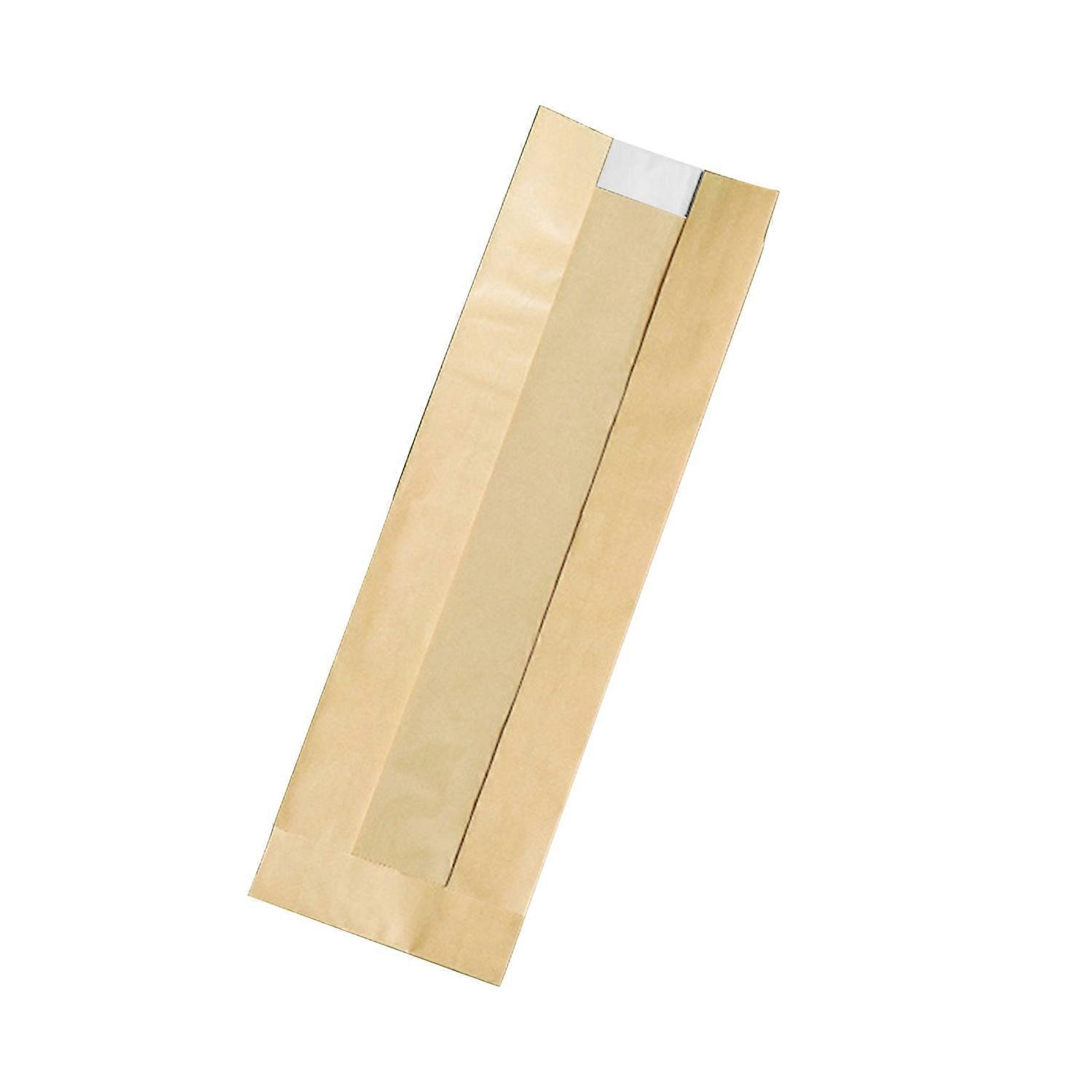 50Pcs Baguette Bag with Clear Window Homemade Bread Loaf Bag Long French Bread Storage Bag Oil-proof