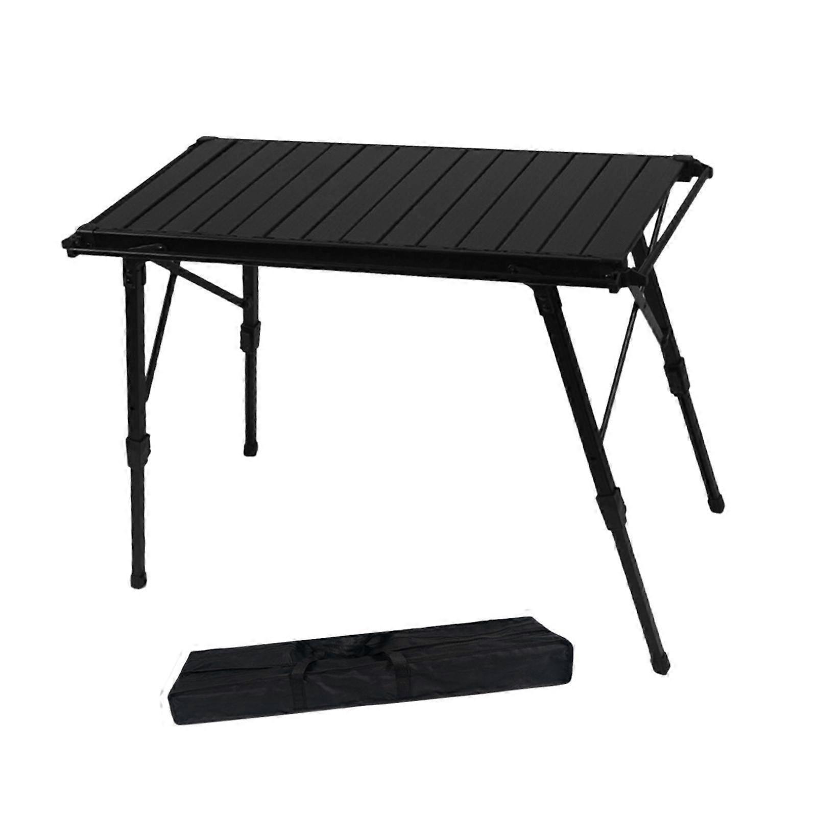 Folding Igt Table Compact Foldable Table for Patio Hiking Backpacking Black