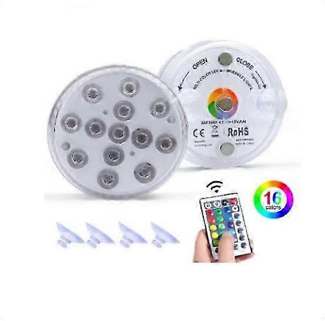 Diving light,Underwater Swimming Pool Lights 13 LED Submersible Magnetic Pond Fountain Lights