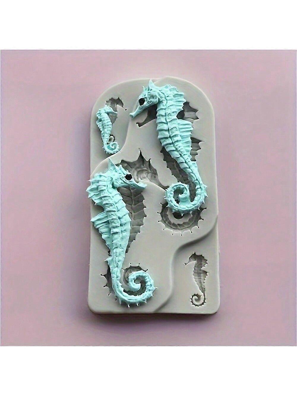 1 قطعة ، قالب سيليكون فرس البحر سهل الحرف - مفصل ، للراتنج والطين والمزيد | مثالي للمشاريع الإبداعية والهدايا والتعليم