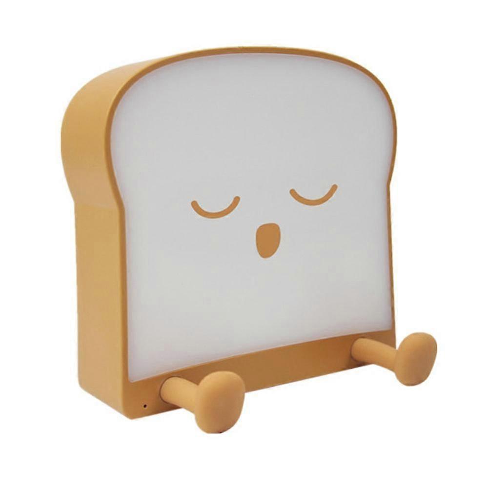Toast Bread Led Night Lamp With Rechargeable And Timer, Portable Bedroom Bedside