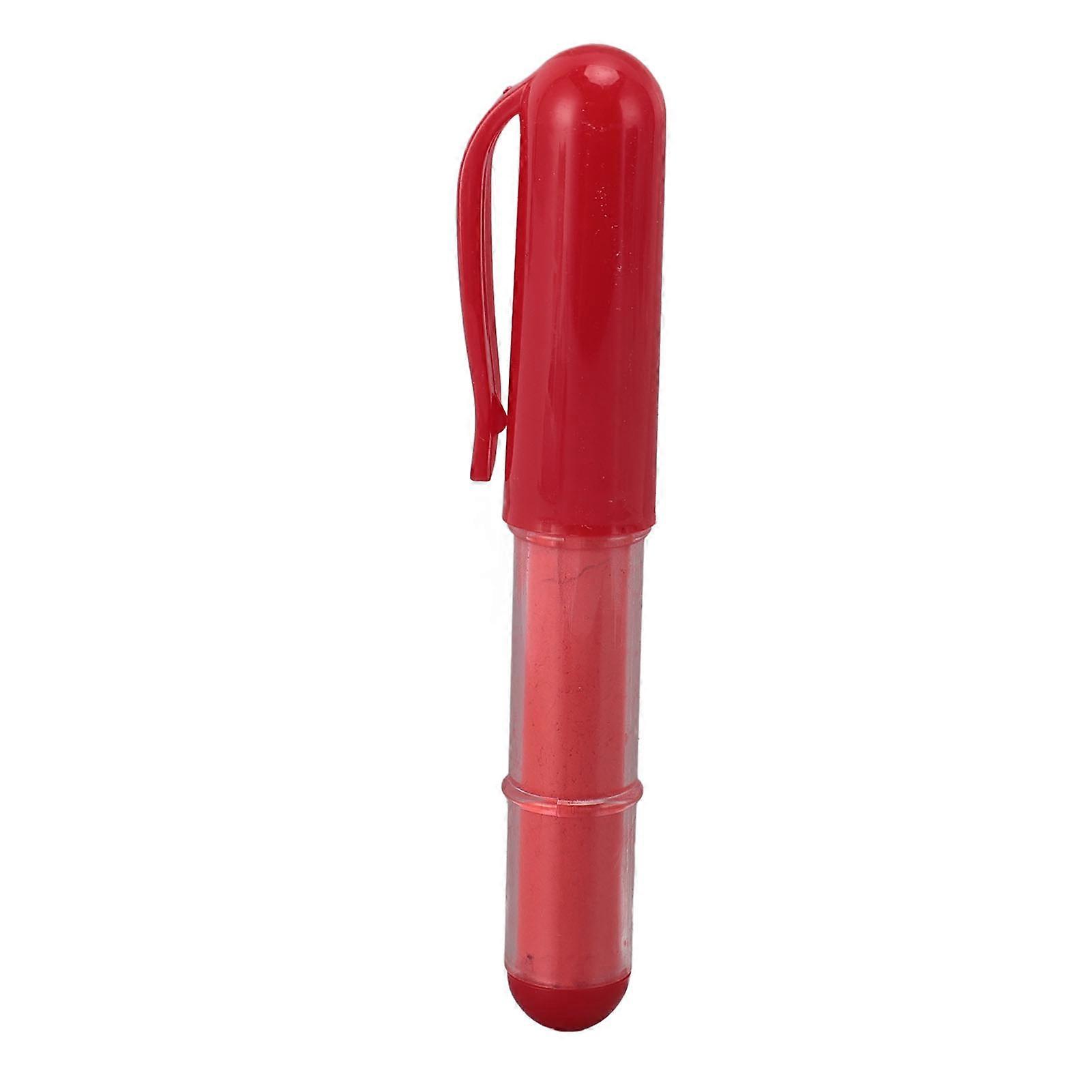Fabric Chalk Marker Precise Marking Easy to Remove Multipurpose Portable Fabric Chalk Liner Pen for Sewing Quilting Crafting Red