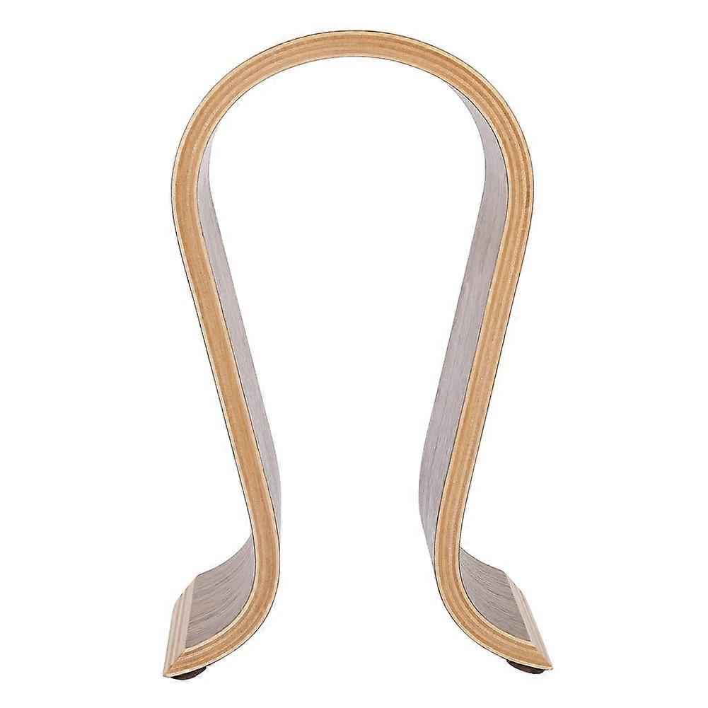 Wood Headphone Stand Holder Wooden Earphone Hanger Headset Display Rack