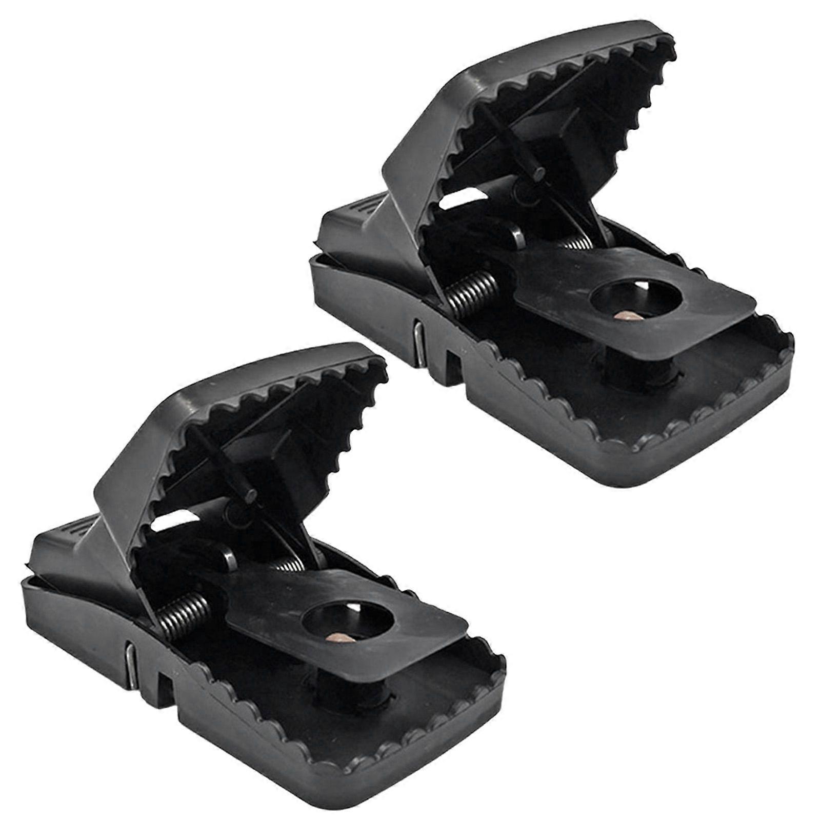 2 Pcs Sensitive Rat Trap Slide Bucket Lid Smart Flip Reusable Auto Reset Strong Springs Anti-escape Mouse Control Mice Catcher for Kitchen Garden Use 