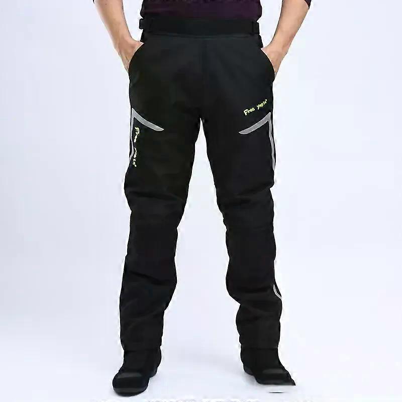 دراجة نارية بسرعة وارتداء السراويل ركوب صامد للرياح خلع معدات حرارية دافئة قابلة للفصل سروال سريع التحرير