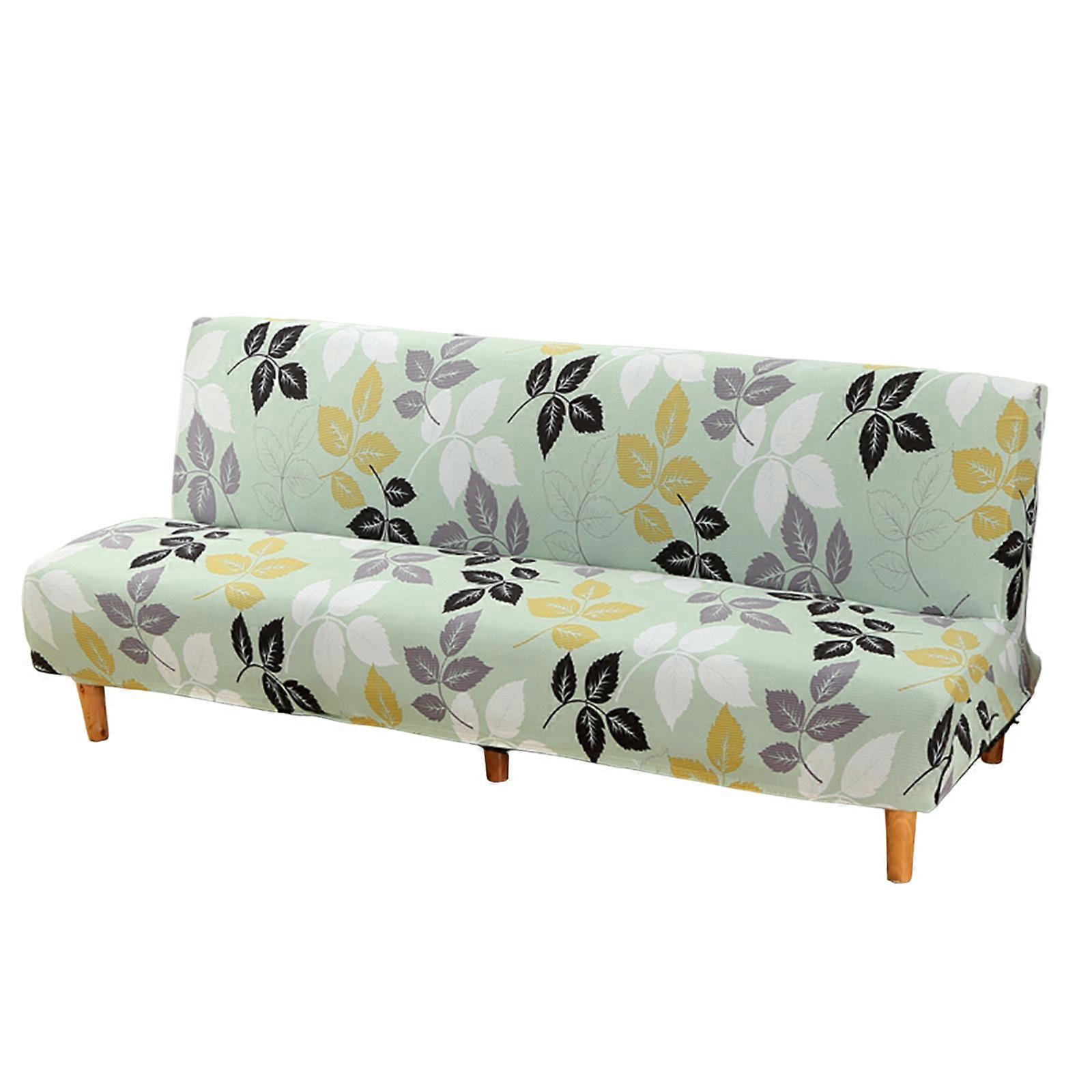 Multifunctional Foldable Sofa Bed Cover Armless Sofa Bed Couch Slipcovers for Guests and Small Space