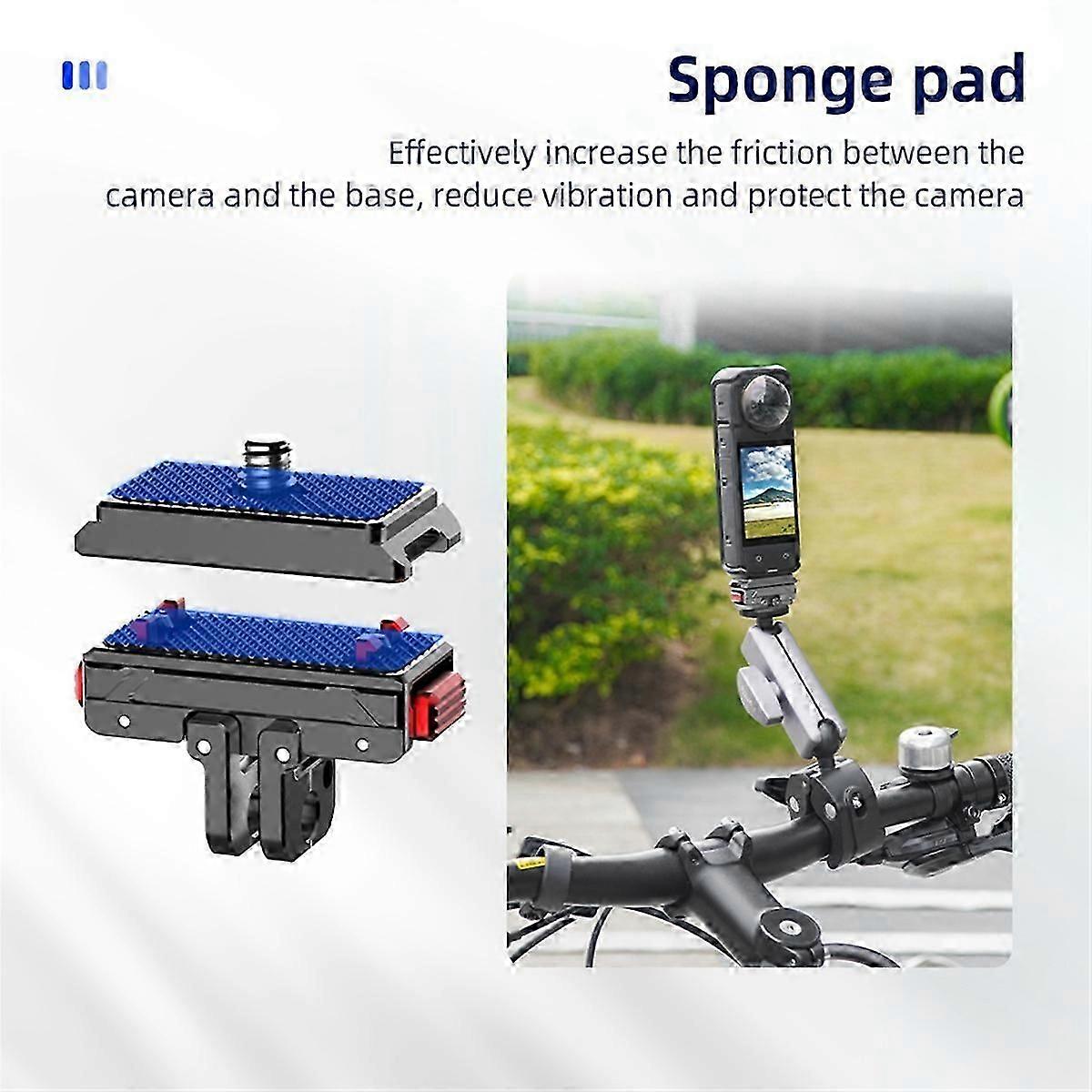 Magnetic Quick Release Adapter Top Plate suitable for / Pro/2/X4/X3/X2 Action Camera Tripod Adapter Mount Plate